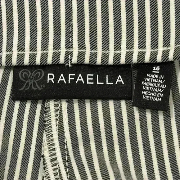 Rafaella stretch ankle pant, size 16,  NWT - Picture 3 of 7